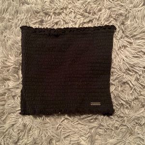 XS Black Hollister crop top